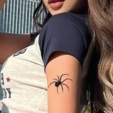 Spindel väv tatuering, Spider web tattoo.