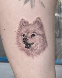 Hund tatuering, Dog tattoo.