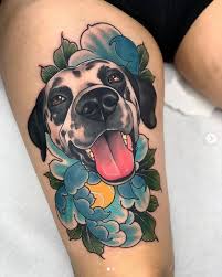 Dalmatin tatuering, Dalmatin tattoo.