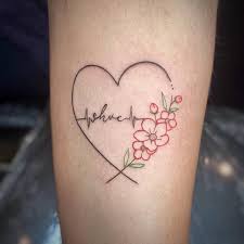 Hjärtan tatuering, Heart tattoo.