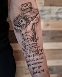 Jesus tatuering, Jesus tattoo.