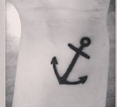 Ankae tatuering, Anchor tattoo.
