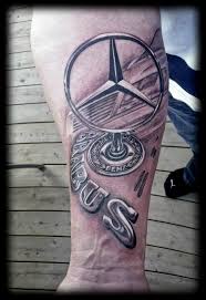 Mercedes tatuering, Mercedes tattoo.