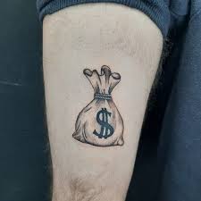 Pengar tatuering, Money tattoo.