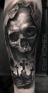 Dö skallar tatuering, Death skull tattoo