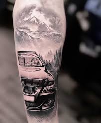 BMW tatuering, BMW tattoo.
