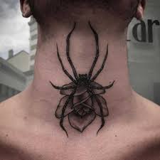 Spindel väv tatuering, Spider web tattoo.