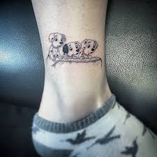 Dalmatin tatuering, Dalmatin tattoo.