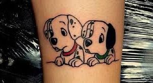 Dalmatin tatuering, Dalmatin tattoo.