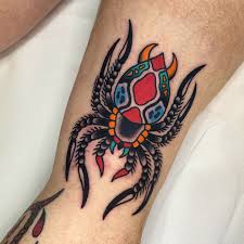 Spindel, spindlar tatuering, spider tattoo.