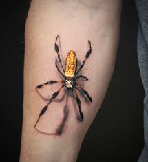 Spindel, spindlar tatuering, spider tattoo.