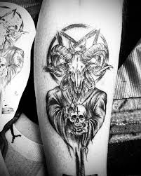 Djävuen tatuering, Devil tattoo.