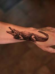 Krokodil, alligator tatuering, crocodile, alligator tattoo.