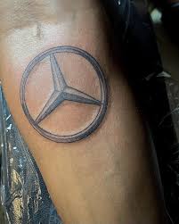 Mercedes tatuering, Mercedes tattoo.