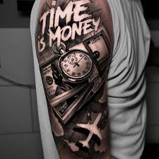 Pengar tatuering, Money tattoo.