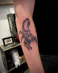 Skorpion tatuering, Scorpion tattoo.