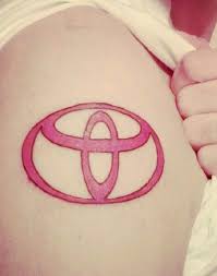 Toyota tatuering, toyota tattoo.