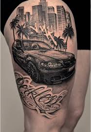 BMW tatuering, BMW tattoo.