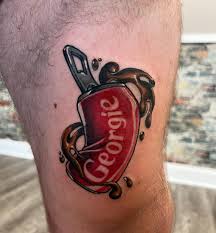 Coca cola tatuering, Coca cola tattoo.