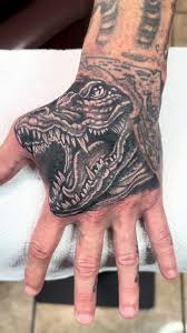 Krokodil, alligator tatuering, crocodile, alligator tattoo.