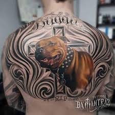 Hund tatuering, Dog tattoo.