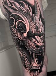 Drak, Drake tatuering, Dragon tattoo.