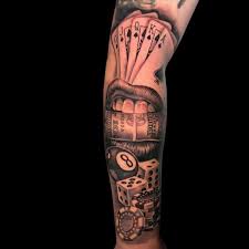 Pengar tatuering, Money tattoo.