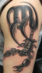Skorpion tatuering, Scorpion tattoo.