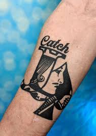 Black jack tatuering, Black jack tattoo.