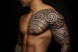 Tribal tatuering, tribal tattoo.