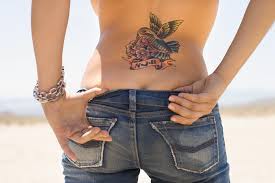 Kvinna tatuering, women tattoo.