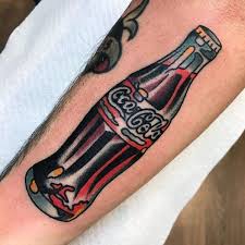 Coca cola tatuering, Coca cola tattoo.