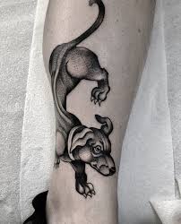 Hund tatuering, Dog tattoo.