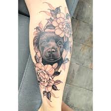 Hund tatuering, Dog tattoo.