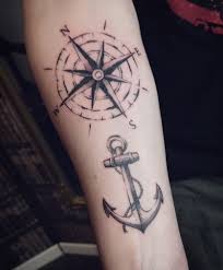Ankae tatuering, Anchor tattoo.