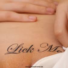 Fuck me tatuering, Fuck me tattoo.