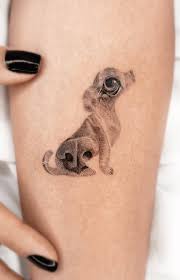 Hund tatuering, Dog tattoo.