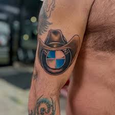 BMW tatuering, BMW tattoo.