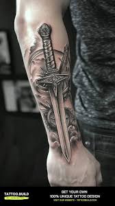 Vapen tatuering, Weapon tattoo.