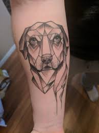 Hund tatuering, Dog tattoo.