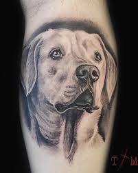 Hund tatuering, Dog tattoo.
