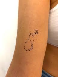 Katt tatuering, Cat tattoo.
