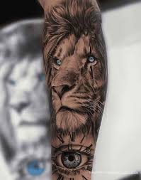 Lejon, tatuering, lion tattoo.