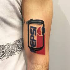 Pepsi tatuering, pepsi tattoo.