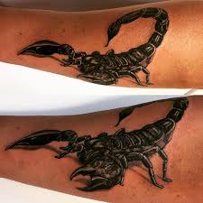 Skorpion tatuering, Scorpion tattoo.