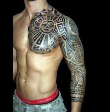Tribal tatuering, tribal tattoo.