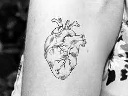 Hjärtan tatuering, Heart tattoo.