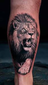 Lejon, tatuering, lion tattoo.