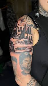 Mercedes tatuering, Mercedes tattoo.
