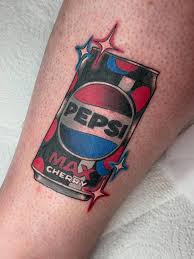 Pepsi tatuering, pepsi tattoo.